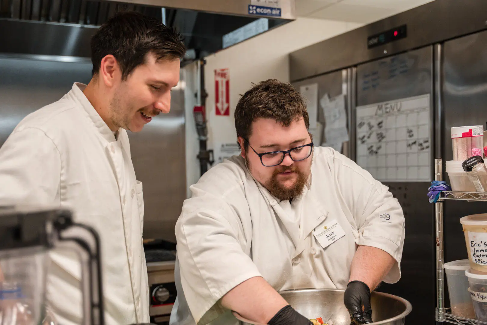 Team Preparing Meals at Johnson Creek Village