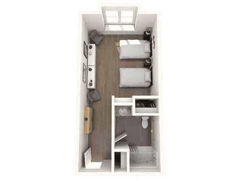 JCV Floor Plan - Companion Suite